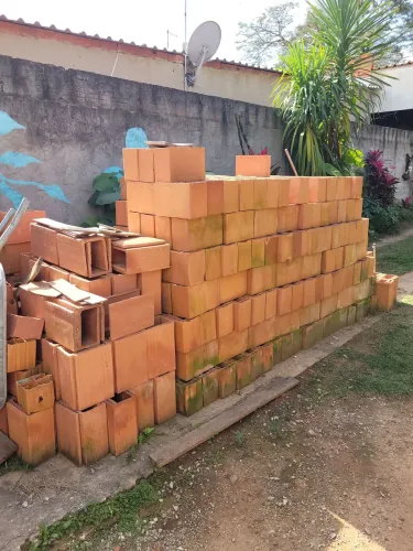 Tijolo bloco estrutural