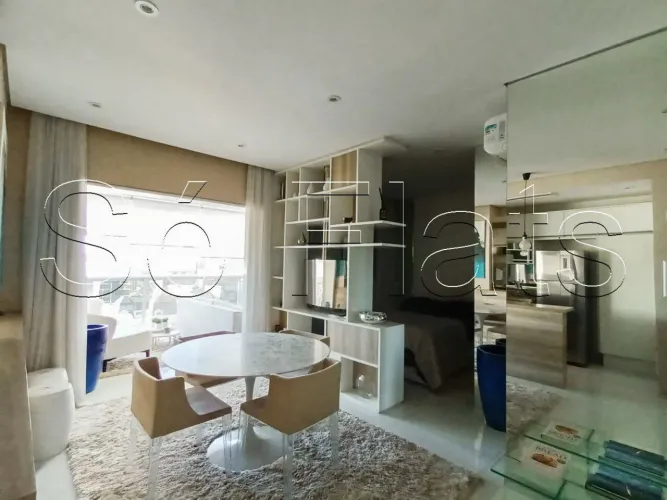 Horizonte JK, flat disponível para locação contendo 55m², 1 dormitório e 1 vaga de garagem