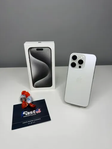 iPhone 15 Pro 128Gb Branco - COM CAIXA