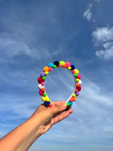 Tiara Pompom 