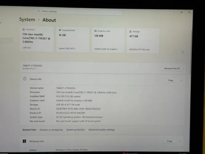 Microsoft Surface Pro 7+