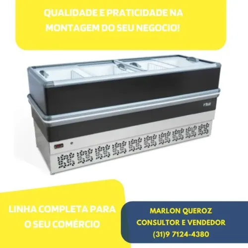 Ilha de Congelados 2m Preta Polar