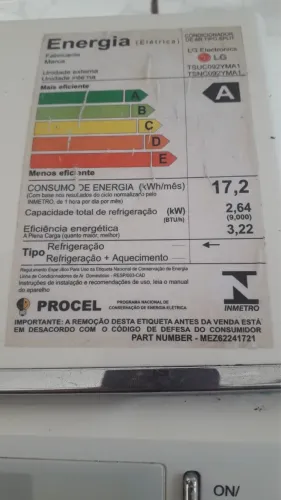 Ar condicionado 9.000 btus