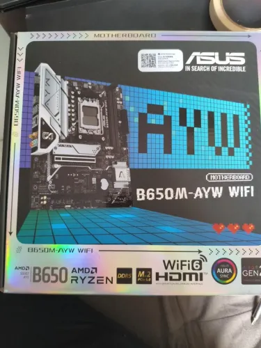 Placa Mãe ASUS B650M-AYW WiFi AM5 DDR5 NOVA