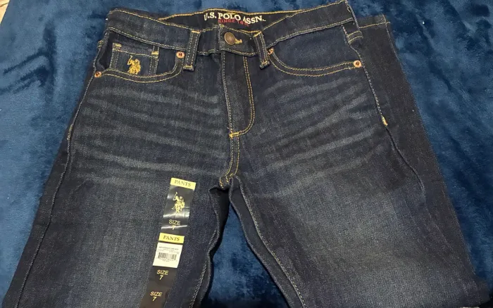 ? Calça Jeans Infantil U.S. Polo Assn. Original - Tam. 7