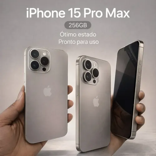 iPhone 15 Pro Max 256g sem marcas de uso
