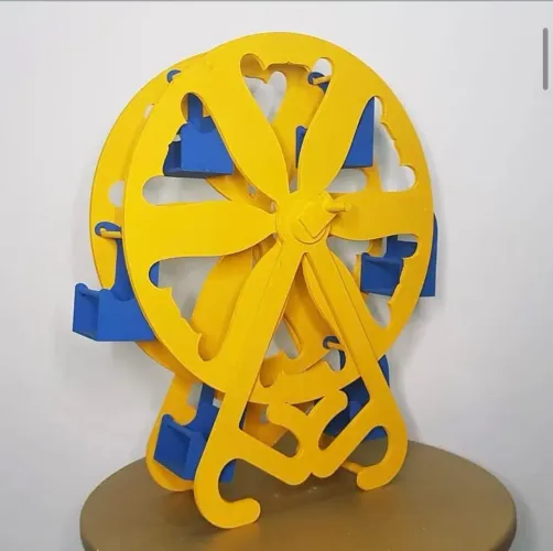 Roda gigante decorativa para festa temática 