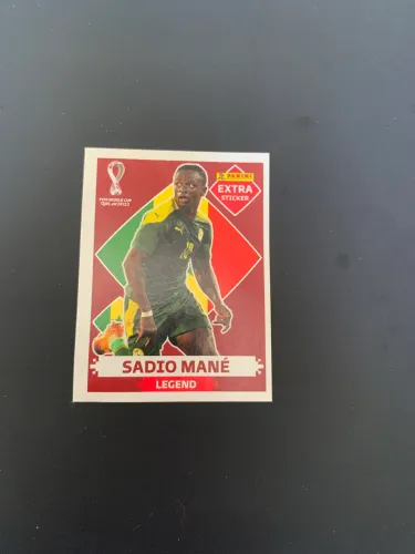Figurinha Legend Bordô Sadio Mané 2022