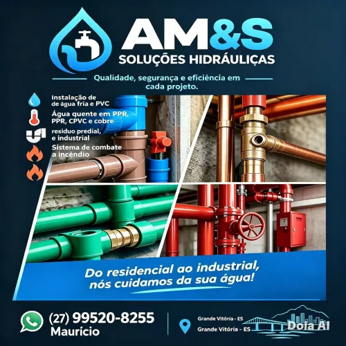 Serviços hidráulicos