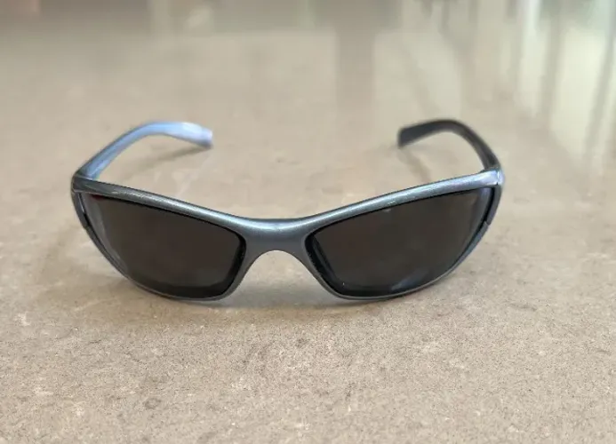 Óculos  Nike  Unissex Original Armação Cinza Azulada Lentes Cinza Escuro