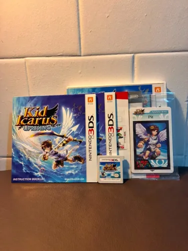 Kid Icarus Uprising Nintendo 3DS CIB AR Card Pit Lacrado Original