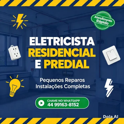 ? ELETRICISTA RESIDENCIAL E PREDIAL ?<br>