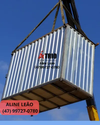 Container Almoxarifado Criciúma SC - Novo 100% Galv. Chave Tetra 