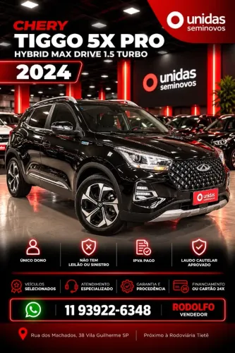 Chery Tiggo 5X Pro MAX Drive1.5 TB (híbrido) 2024