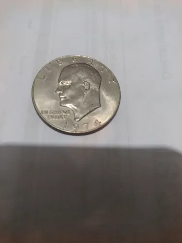 Moeda de One Dollar Prata