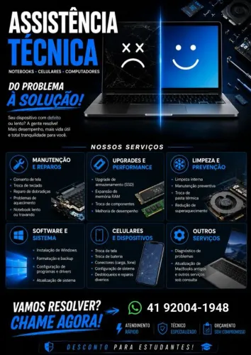 Notebook Lento Quebrado Tela