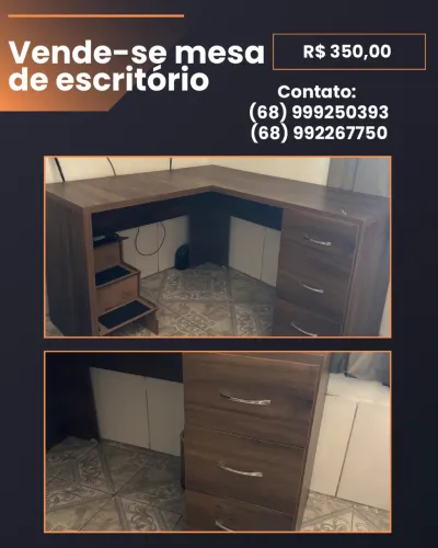 Vende-se mesa de escritório