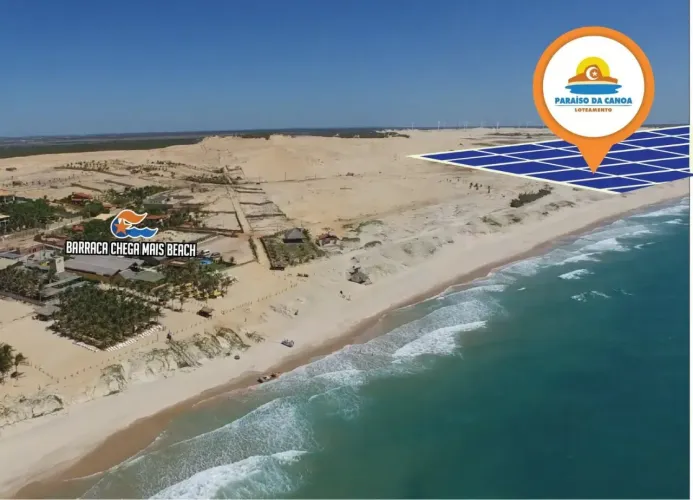 Lote/Terreno a beira mar da praia de Canoa Quebrada - Aracati - CE na beira da praia