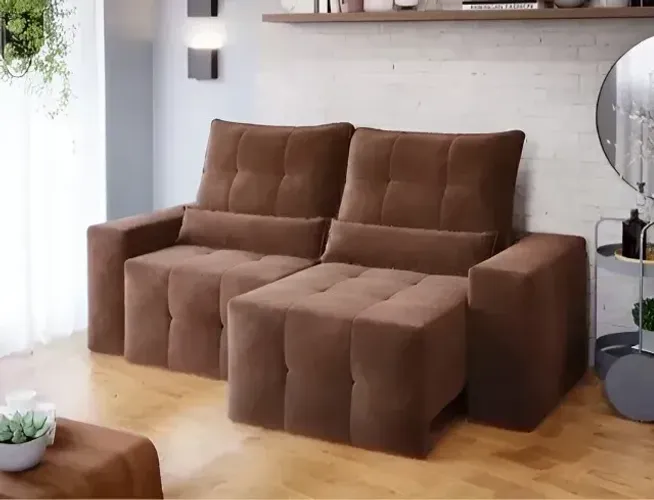 Sofá retratil e reclinavel (oferta imperdivel)