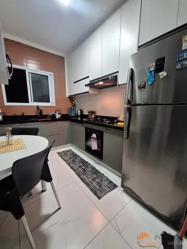 Casa de Condomínio Mobiliada, 2 dormitórios no Maracanã - Praia Grande/SP