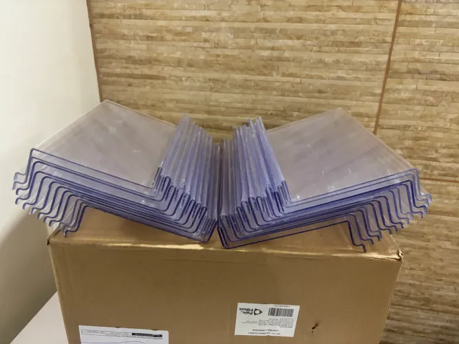 Suporte de Calçado Sapato Para Painel Canaletado - Kit 25 unidades