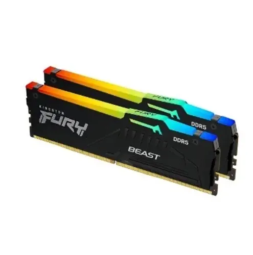 Memória RAM Kingston Fury Beast Expo, RGB, 32GB (2X16GB), 6000MT/s DDR5 DIMM CL30