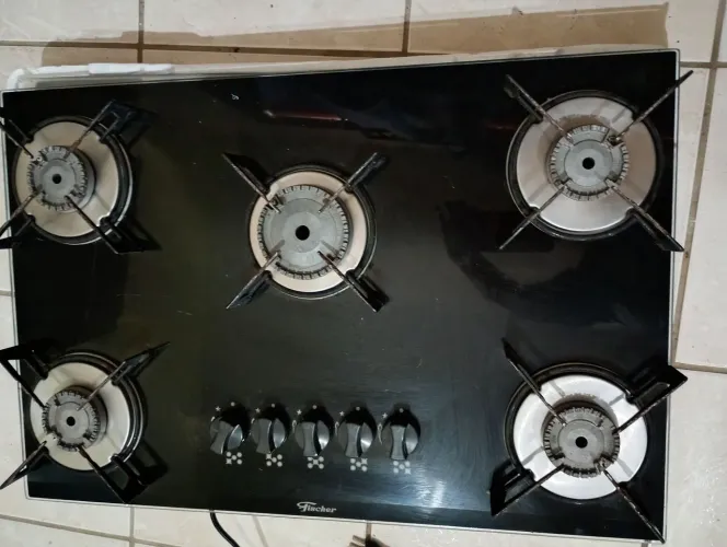 Fogão Cooktop 5 bocas