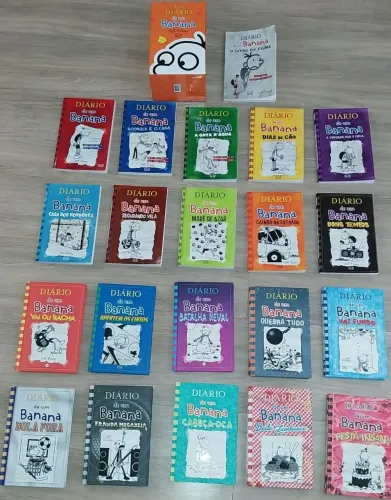 Livros Coleção Diário de um Banana 20 vol + 2 extras