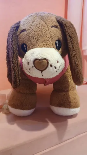 Cachorrinha de pelúcia