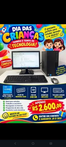 Vendo computador completo i3, 12° Geração