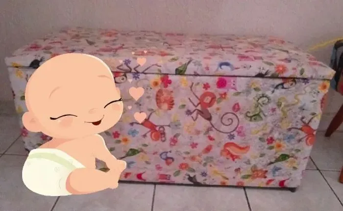 Baú organizador de brinquedos