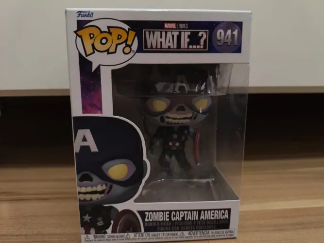 Funko pop Capitão América What If Zombies