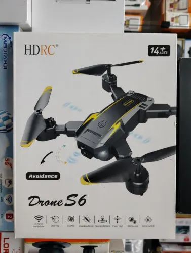 Drone hsrc-s6 profissional com câmera dupla 4K e desvio de obstáculos