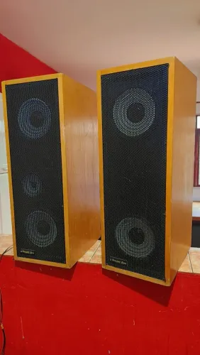 PAR DE CAIXAS ACÚSTICAS SOUND BOX VINTAGE - 68 CM