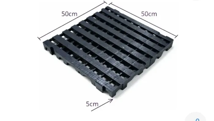 Estrado  pallet 50x50x5 em plástico 