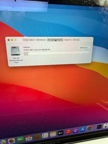 Placa Mãe MacBook Pro 15 2016 A1707 - I7 2.7 / 500gb / 16gb + Touch ID 