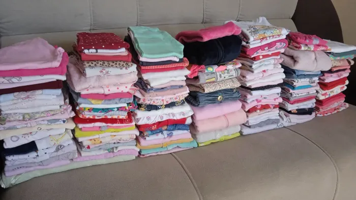 Lote grande de roupinhas de bebê menina RN P M G dia a dia do bebê.