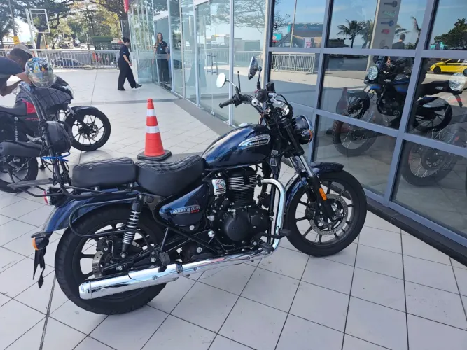 Meteor 350cc Stellar Blue 2022 APENAS 14.000 KM - WERLINSON 9 7 8 8 9 1 5 5 8