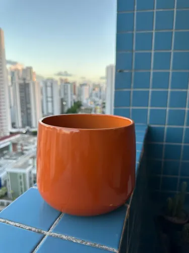 Vaso de cerâmica para planta