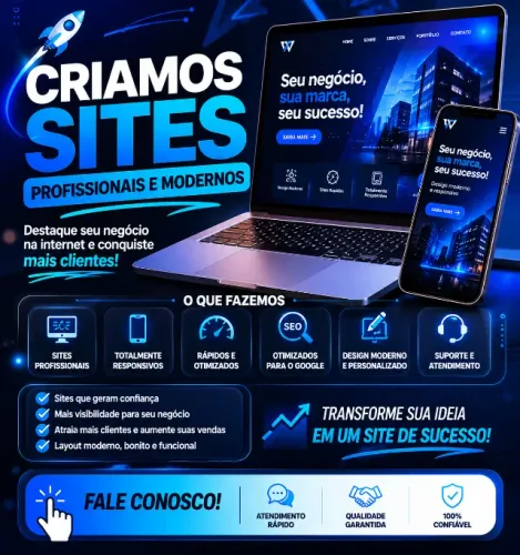 Criação de página profissional para empresas