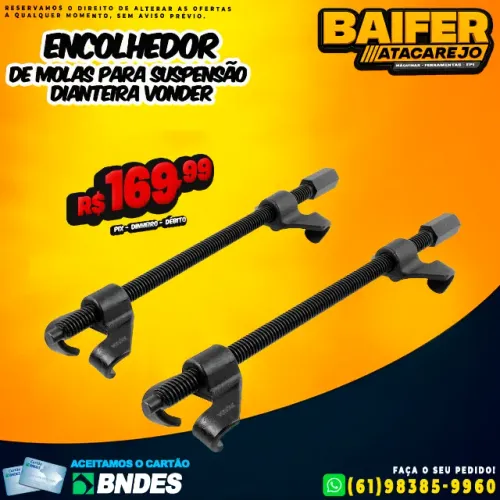 Encolhedor de Molas Para Suspensão Dianteira Vonder