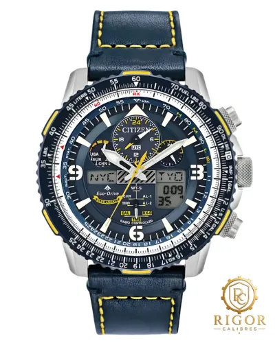 Relógio Citizen Promaster Blue Angels JY8078-01L: Skyhawk, Eco-Drive, 46mm, Calibre U680