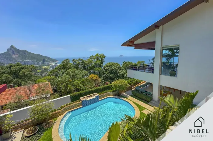 Espetacular Casa em São Conrado com Vista Panorâmica