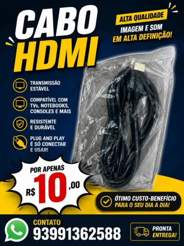 Cabo hdmi