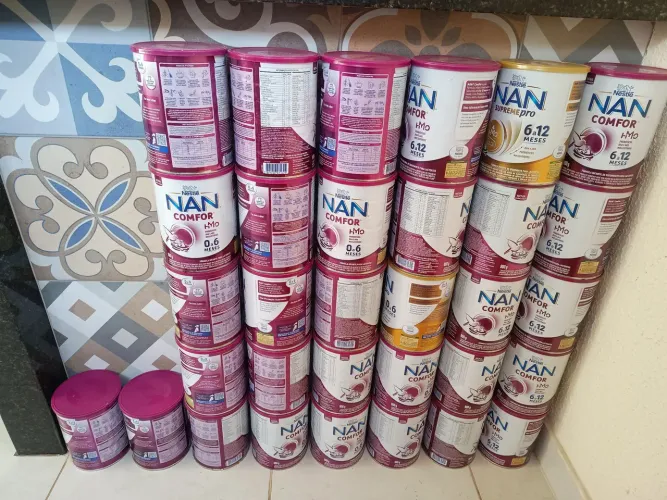 Vendo latas vazias NAN para artesanato