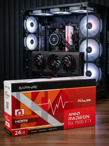 Placa de Vídeo RX 7900 XTX 24GB Sapphire Pulse - Completa na Caixa