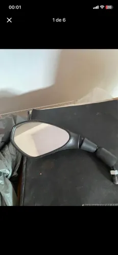 Par retrovisor f800 - 2 par seta cb Twister - escapamento original Honda