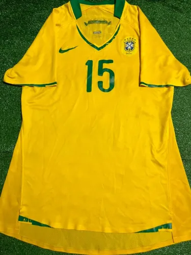 Camisa Seleção Brasileira Feminina Home 2007/2008 #15 Stephane