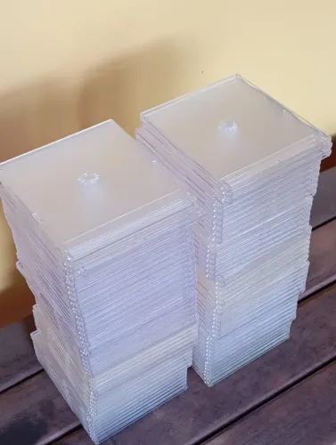 80 boxes CD/DVD slim
