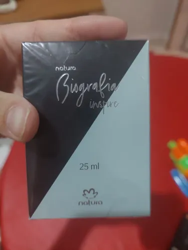 Desodorante colônia masculino biografia inspire Natura 25ml